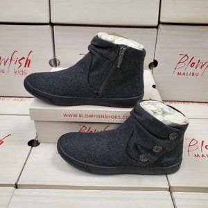 Blowfish Malibu Kids Pava-K Fashion Boot - Grey Two-Tone Flannel